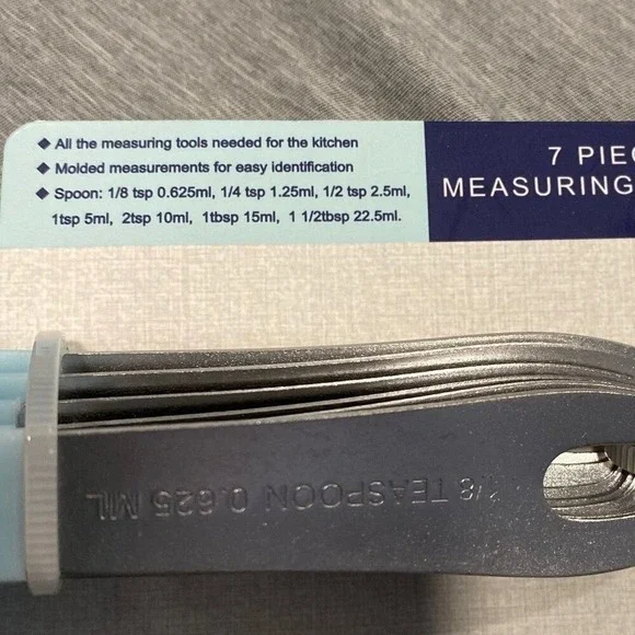 CWC Measing spoons 7‎ Pc. Set NEW! - Picture 3 of 3